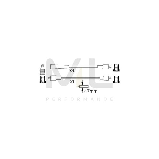 BOSCH 1 987 476 505 Brake Hose for FORD TRANSIT 280mm | ML Performance Car Parts