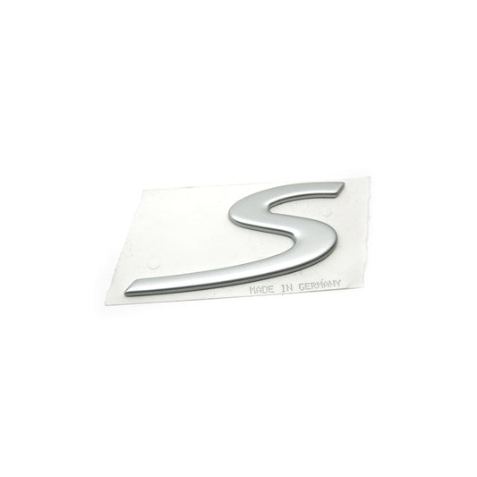 Genuine Porsche S - Badge For Porsche 987C Cayman S | ML Performance UK Car Parts