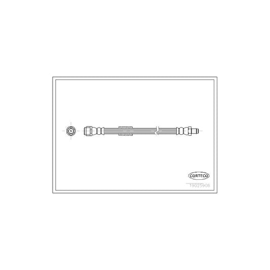 Corteco 19025906 Brake Hose Suitable For Mercedes-Benz E-Class | ML Performance UK