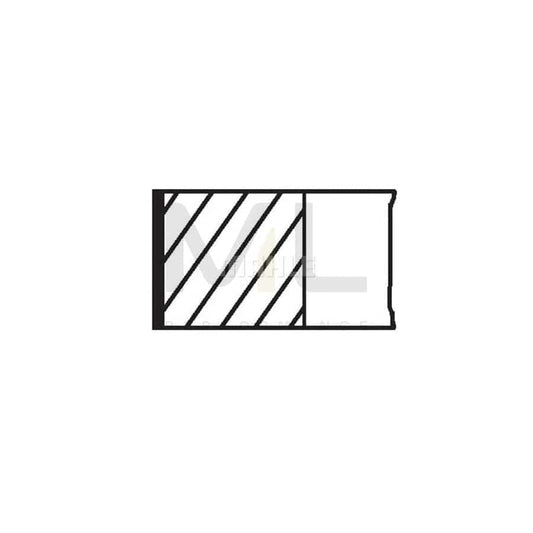 MAHLE ORIGINAL 028 13 N0 Piston Ring Kit Cyl.Bore: 79,5mm | ML Performance Car Parts