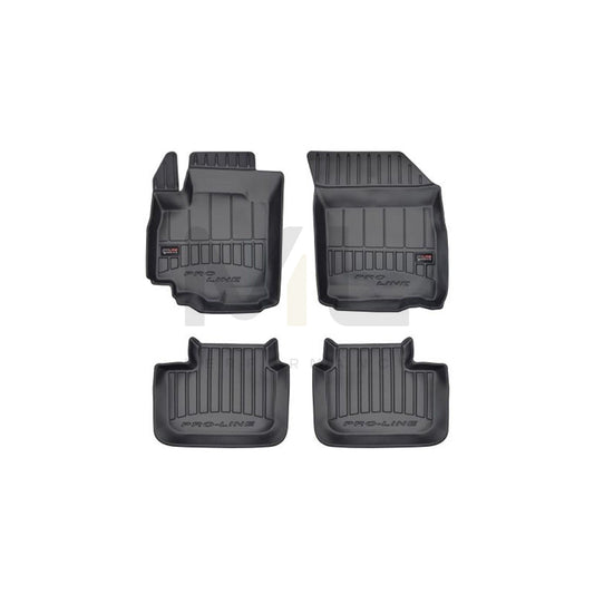 FROGUM Tailored 3D407961 Floor mat set for SUZUKI SX4 I Hatchback (EY, GY) Elastomer, Front and Rear, Quantity: 4, Black | ML Performance Car Parts