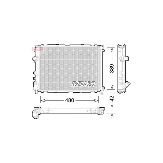 Denso DRM23033 Drm23033 Engine Radiator | ML Performance UK