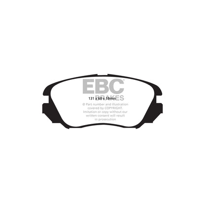 EBC DP22013 Chevrolet Opel Saab Vauxhall Greenstuff Front Brake Pads - TRW Caliper (Inc. Malibu, Insignia, 9-5) 2 | ML Performance UK Car Parts
