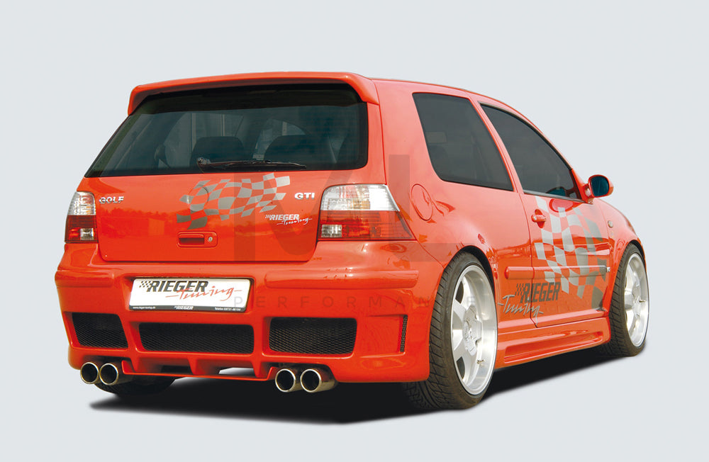Rieger 00059062 VW Mk4 Golf Rear Bumper 2 | ML Performance UK Car Parts