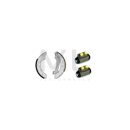BREMBO STANDARD KIT H 24 046 Brake Shoe Set for FORD FIESTA Ø: 203mm | ML Performance Car Parts