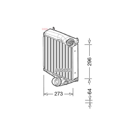 Denso DIT28022 Dit28022 Intercooler For Porsche Panamera (970) | ML Performance UK
