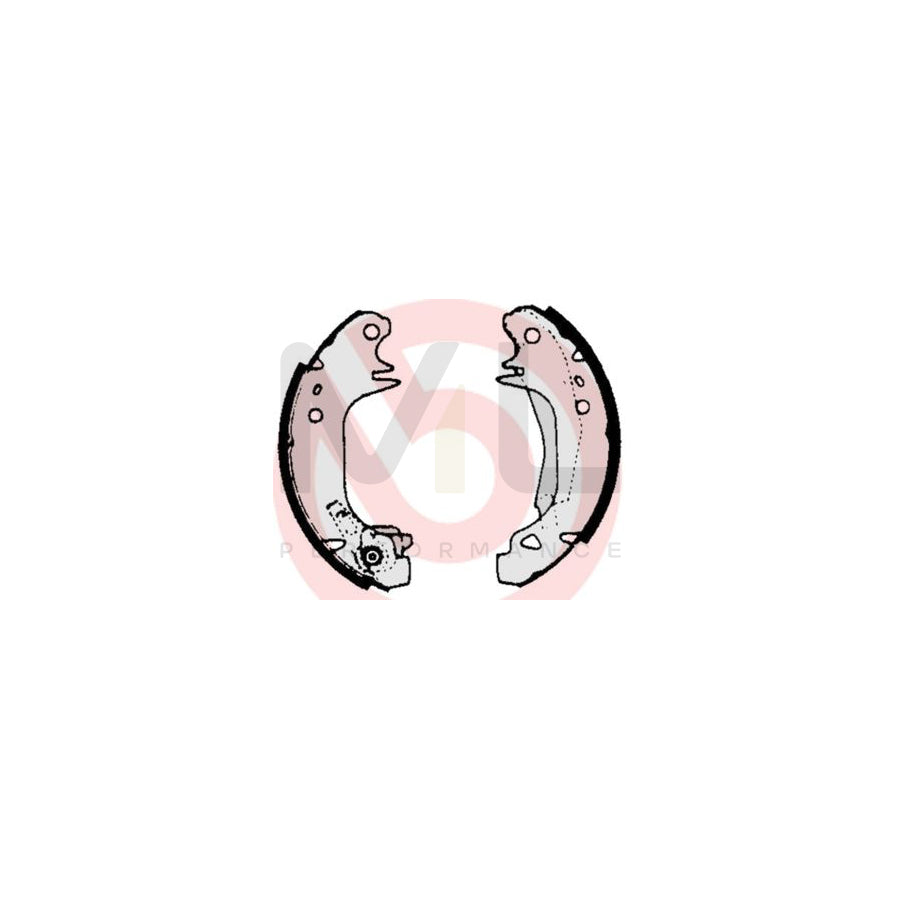 BREMBO S 61 515 Brake Shoe Set for CITROËN Visa Hatchback with handbrake lever | ML Performance Car Parts