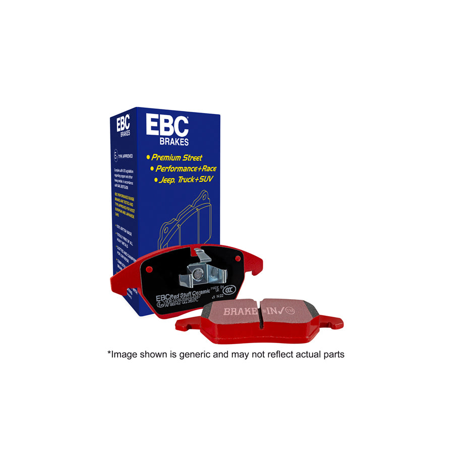 EBC DP3872C Honda Rover Redstuff Front Brake Pads - Akebono Caliper 1 | ML Performance UK Car Parts