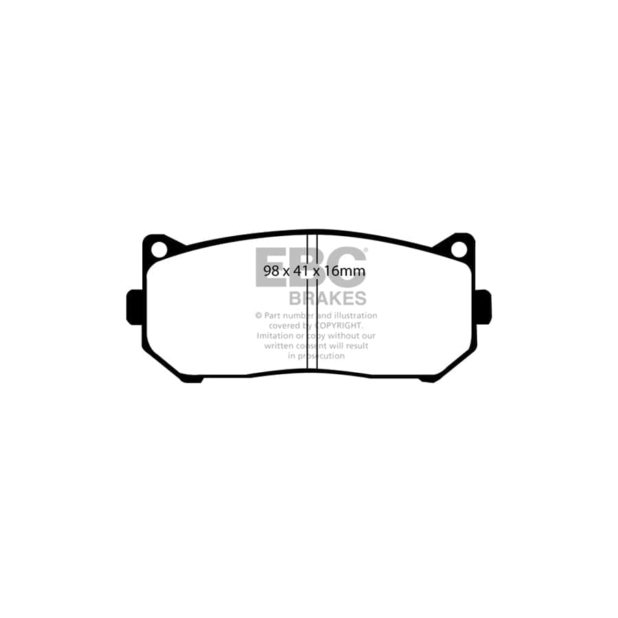EBC PD40K1000 Kia Shuma Ultimax Pad & Plain Disc Kit - Sumitomo Caliper 3 | ML Performance UK Car Parts
