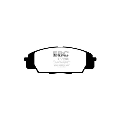 EBC PDKF827 Honda S2000 Ultimax Front Brake Pad & Plain Disc Kit - Akebono Caliper 2 | ML Performance UK Car Parts