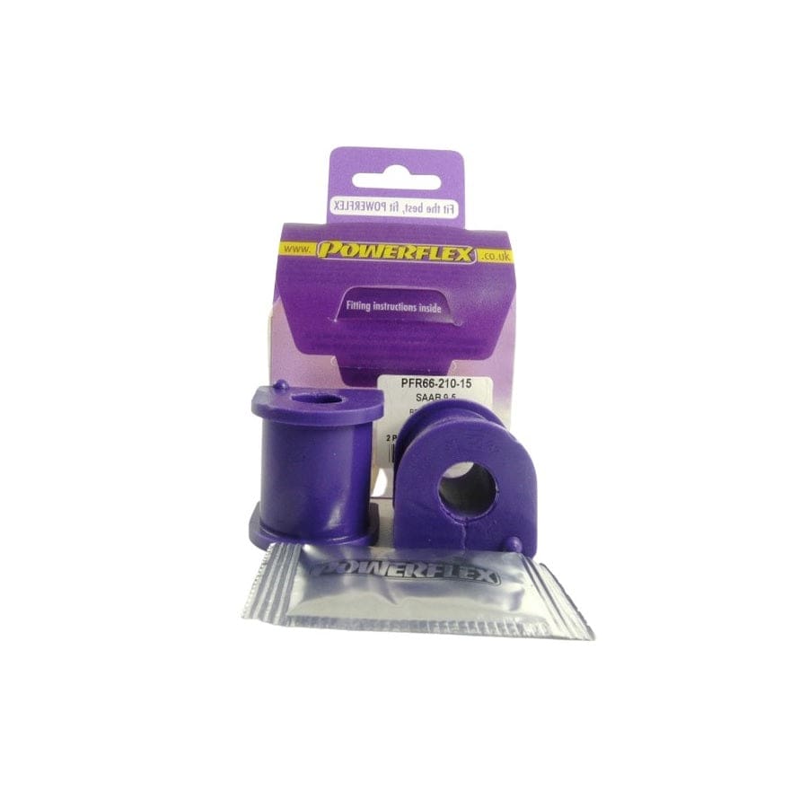 Powerflex PFR66-210-15 Vauxhall - Opel Saab Rear Anti Roll Bar Bush 15mm (Inc. Vectra B & 9-5) | ML Performance UK Car Parts
