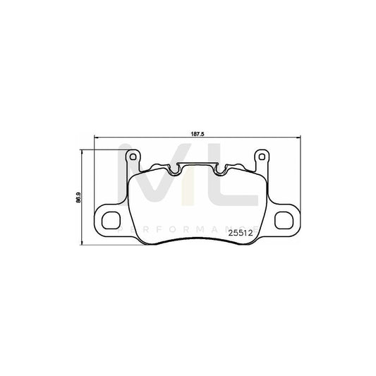 Brembo P 65 037 Brake Pad Set Prepared For Wear Indicator | ML Performance Car Parts