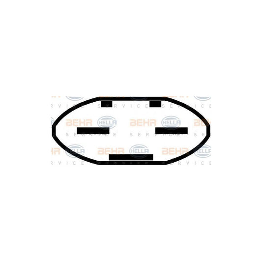 Hella 8EW 009 158-771 Fan, Radiator