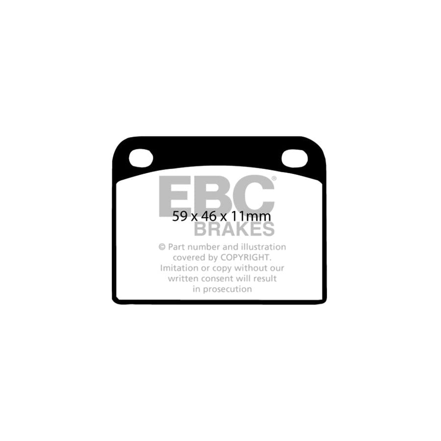 EBC PDKR797 Saab 99 Ultimax Rear Brake Pad & Plain Disc Kit 2 | ML Performance UK Car Parts