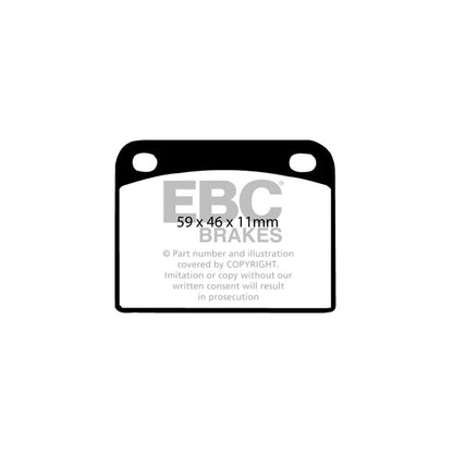 EBC PDKR797 Saab 99 Ultimax Rear Brake Pad & Plain Disc Kit 2 | ML Performance UK Car Parts