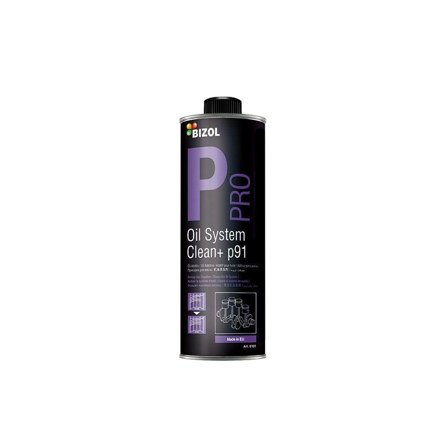 BIZOL Clean+, Pro Oil System, 500ml / 3.5-6.5l oil, p91 8101 Engine Oil Additive | ML Performance UK Car Parts