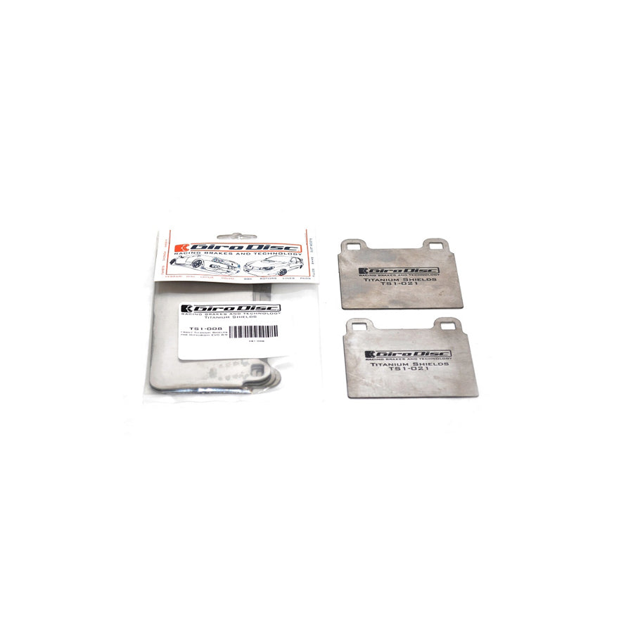 Girodisc TS-1389-4 Porsche Front Titanium Backing Plate Kit (Inc. 911, Boxster & Cayman) | ML Performance UK Car Parts