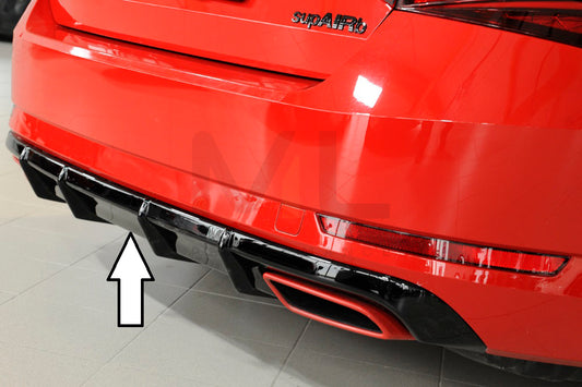 Rieger 00088151 Skoda 3T 3V Superb III Rear Diffuser 1 | ML Performance UK Car Parts
