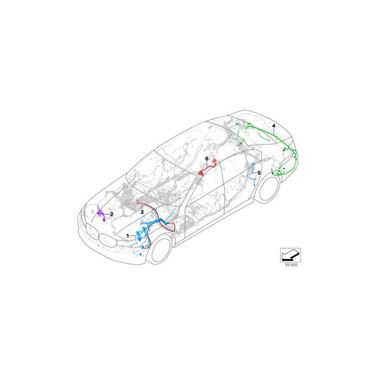 Genuine BMW 61129890959 G12 G11 Rear Repair Wiring Set (Inc. 730d, 740dX & 730i) | ML Performance UK Car Parts