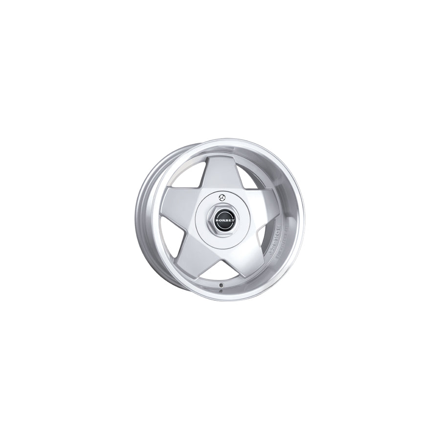 Borbet A 7x15 ET35 A 70535100464SP Silver Polished Wheel | ML Performance UK Car Parts