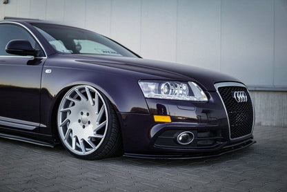 Maxton Design Audi A6 S-Line C6 FL Front Splitter