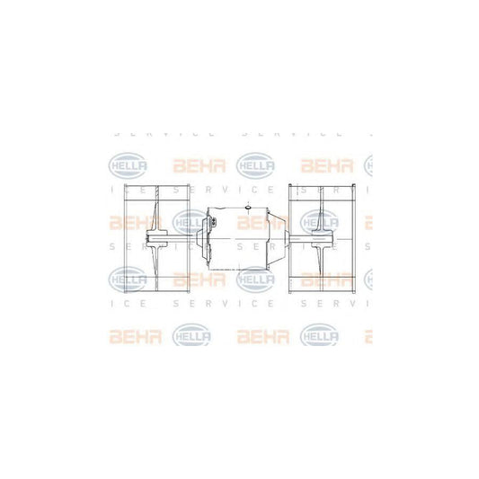 Hella 8EW 009 158-651 Interior Blower