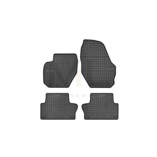 FROGUM Tailored 0942 Floor mat set for VOLVO XC60 I (156) Elastomer, Front and Rear, Quantity: 4, Black | ML Performance Car Parts