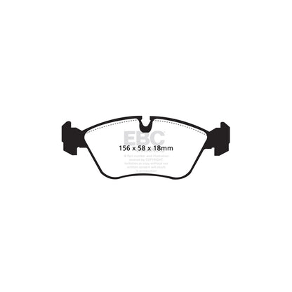 EBC DP3880C Volvo Redstuff Front Brake Pads - ATE/Girling/TRW Caliper 2 | ML Performance UK Car Parts