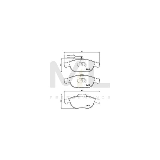 Brembo P 23 114 Brake Pad Set | ML Performance Car Parts