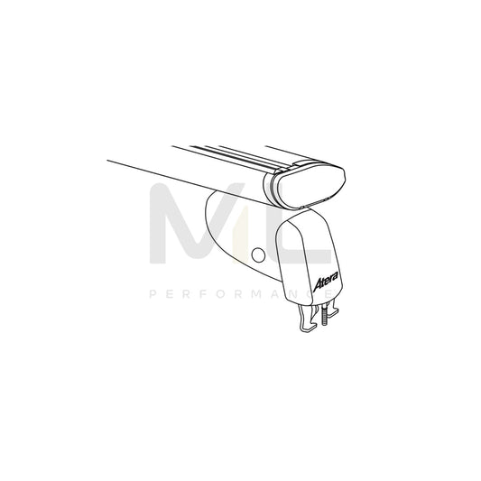 ATERA SIGNO 047128 Roof bars for cars without rails, 110 cm, 100 kg, Aluminium | ML Performance Car Parts