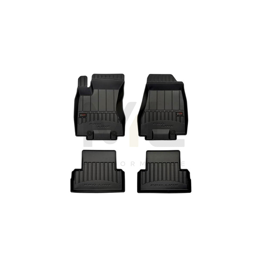 FROGUM Tailored 3D408531 Floor mat set for NISSAN X-Trail (T31) Elastomer, Front and Rear, Quantity: 4, Black | ML Performance Car Parts