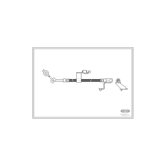 Corteco 19032141 Brake Hose For Ford Escort | ML Performance UK