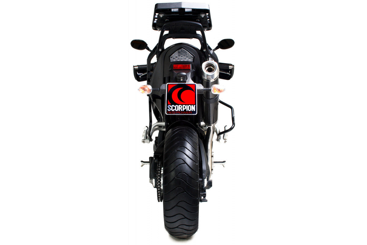 Scorpion ETR63CEO Triumph Tiger 1050 Factory Oval Slip-On - Carbon Fibre Sleeve | ML Performance UK UK