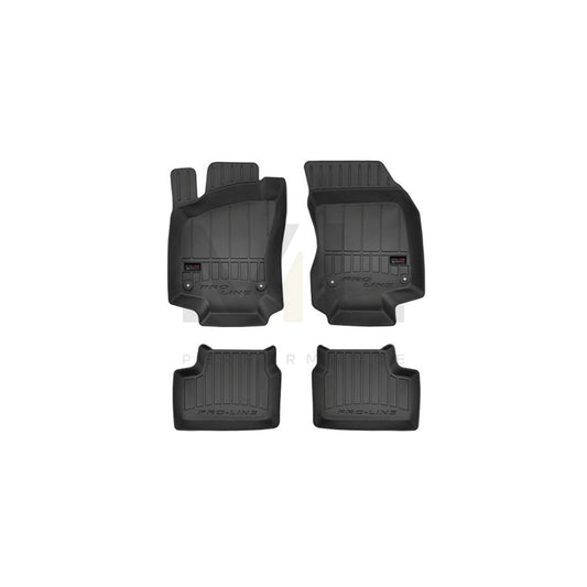 FROGUM Tailored 3D407091 Floor mat set for OPEL ASTRA Elastomer, Front and Rear, Quantity: 4, Black | ML Performance Car Parts