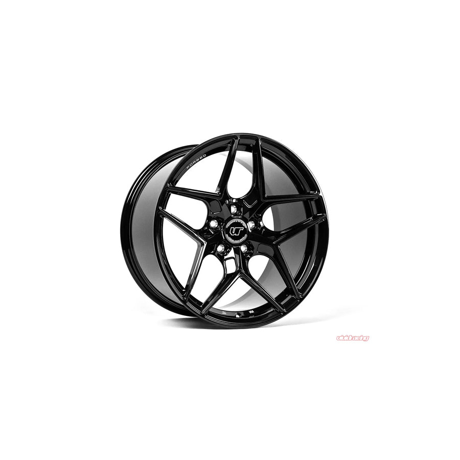 VR Forged D04 Wheel Package Ford Mustang S550 19x10 19x11 Gloss Black