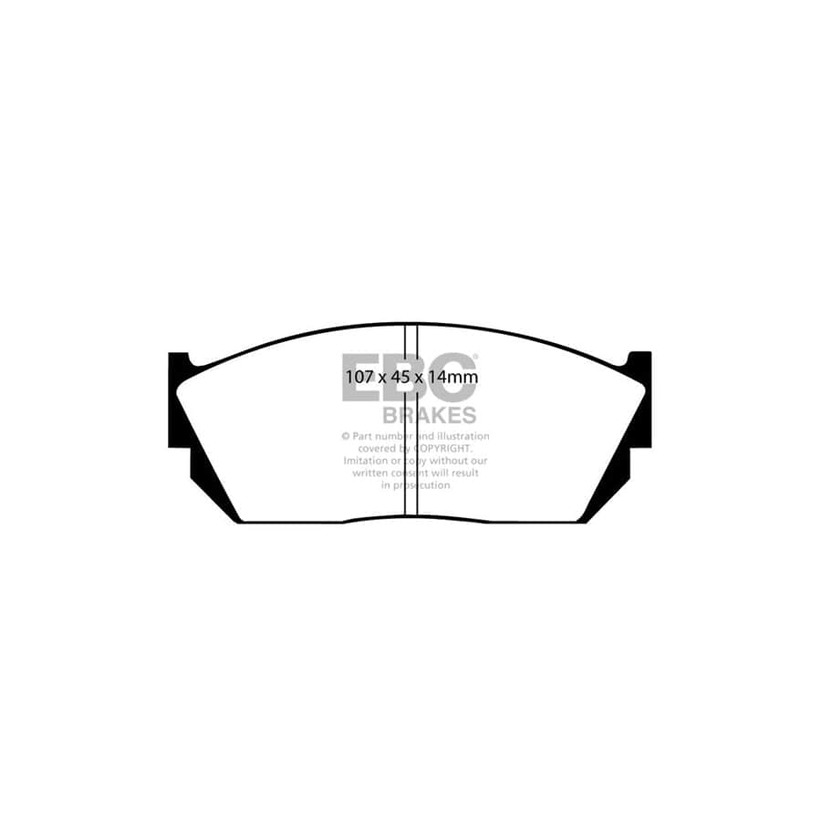 EBC PDKF829 Honda Accord Ultimax Front Brake Pad & Plain Disc Kit 2 | ML Performance UK Car Parts