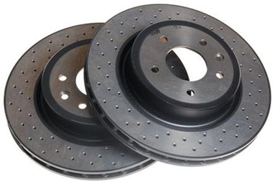Aston Martin 28-122199-AB X2 DB7 Vantage Rear Brake Discs (Pair) | ML Performance UK Car Parts