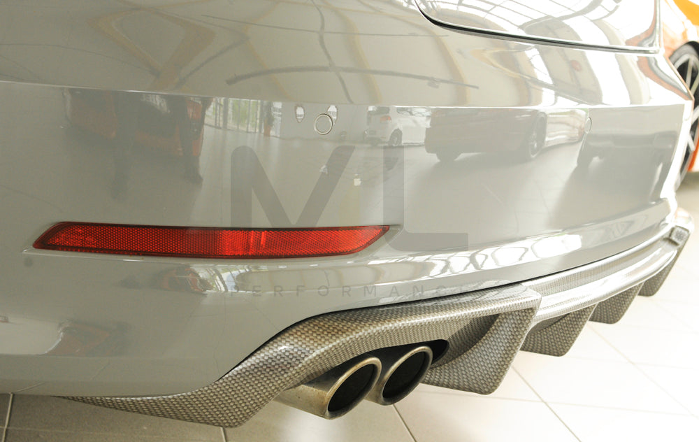 Rieger 00099367 Audi 8V A3 Rear Diffuser 3 | ML Performance UK Car Parts