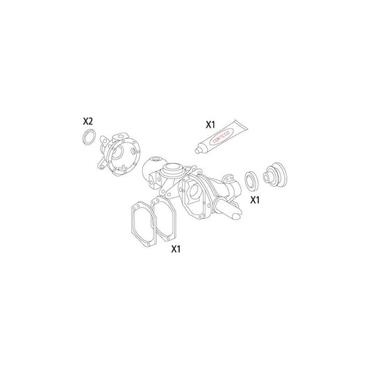 Corteco 19535844 Gasket Set, Differential Suitable For Mercedes-Benz G-Class Off-Road (W463) | ML Performance UK