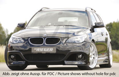Rieger 00053611 BMW 5 Series E60 E61 Front Bumper 5 | ML Performance UK Car Parts