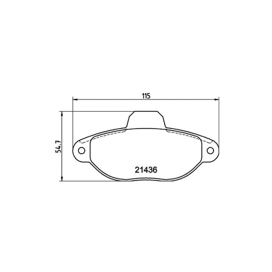 Mintex Mdb2484 Brake Pad Set