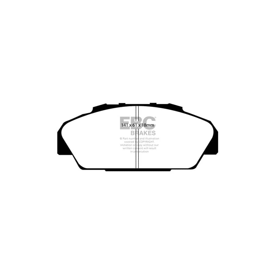 EBC PDKF2309 Honda Accord Ultimax Front Brake Pad & Plain Disc Kit - Akebono Caliper 2 | ML Performance UK Car Parts