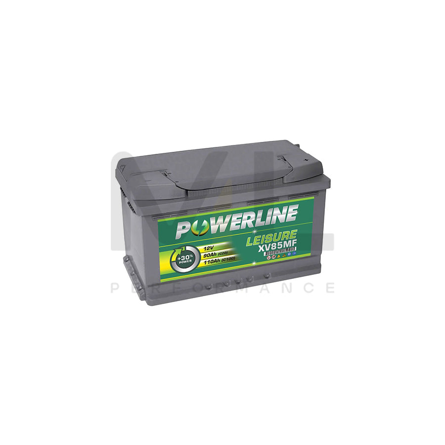 XV85MF Powerline Leisure Battery 12V | Car Batteries UK | ML Performance Car Parts