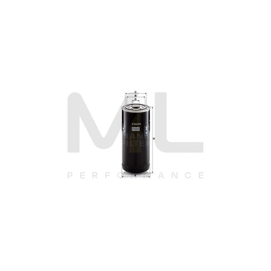 MANN-FILTER W 962/58 Oil Filter Spin-on Filter | ML Performance Car Parts