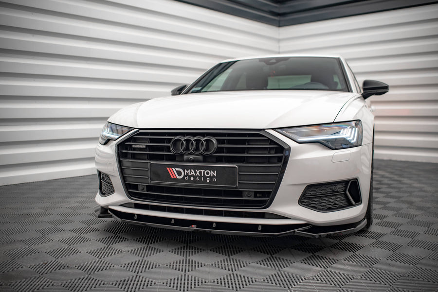 Maxton Design Audi A6 C8 Front Splitter V.1