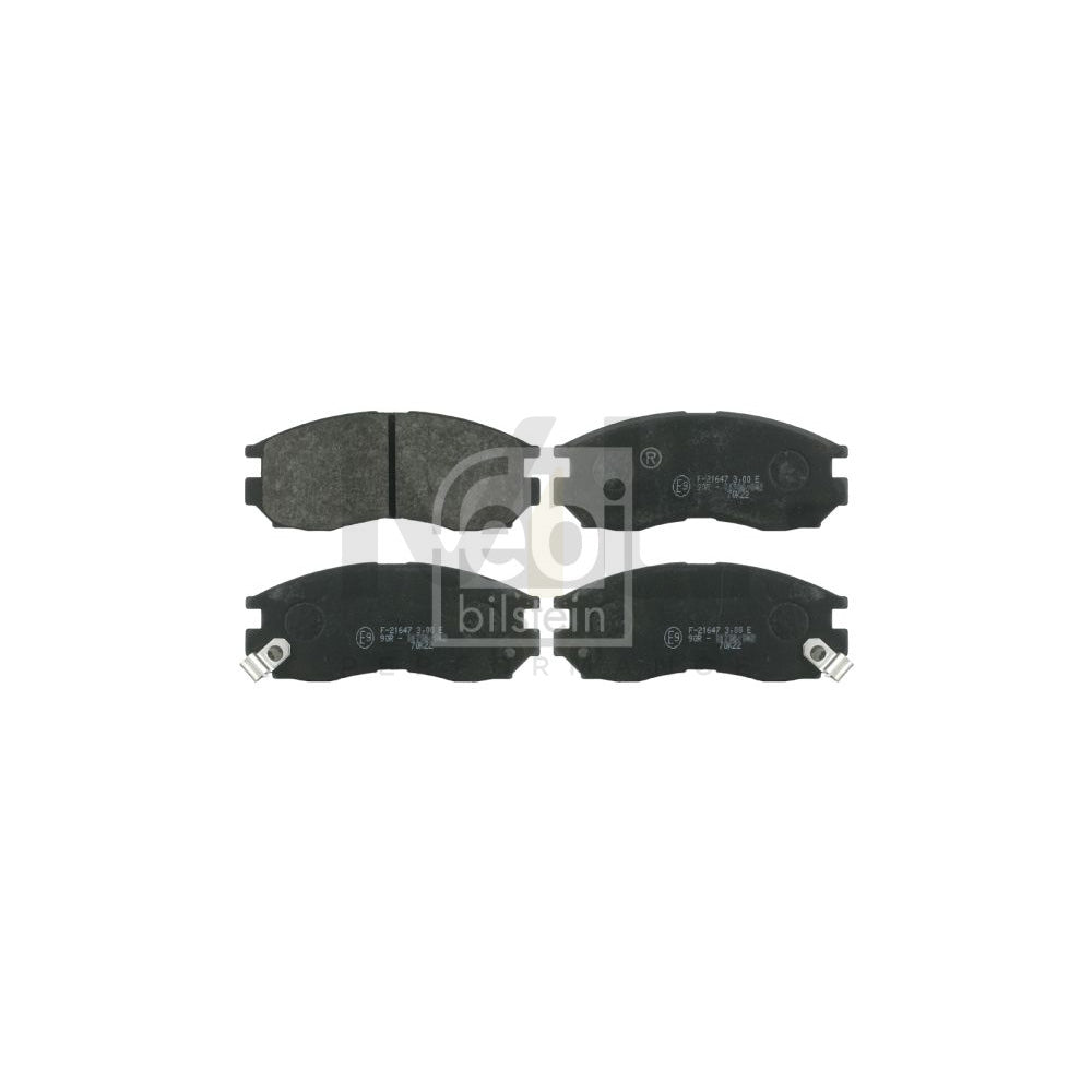 Febi Bilstein 16327 Brake Pad Set Front Axle, With Acoustic Wear Warning | ML Performance Car Parts