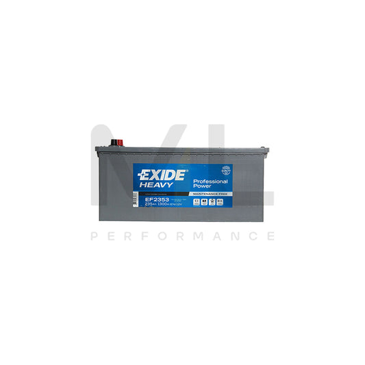 Exide Commercial Battery 625 - 2 Year Guarantee | ML Performance UK Car Parts