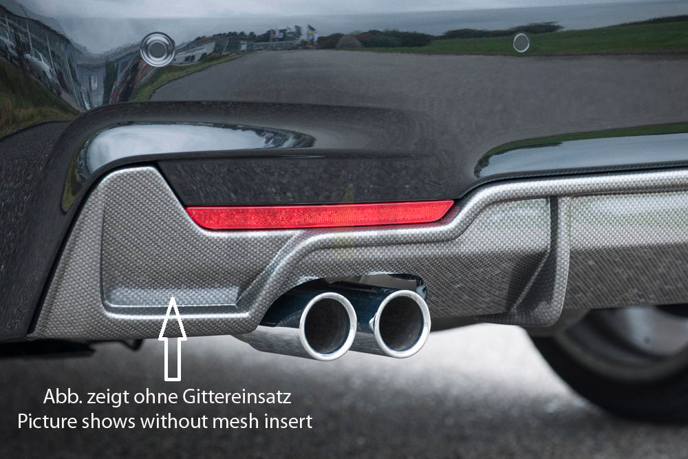 Rieger 00053476 BMW 4 Series F32 F33 F36 Rear Diffuser 4 | ML Performance UK Car Parts