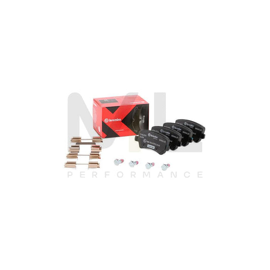 Brembo P 86 021X Brake Pad Set Excl. Wear Warning Contact, With Brake Caliper Screws | ML Performance Car Parts