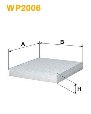WIX Filters WP2006 Pollen Filter For Kia Soul I (Am)